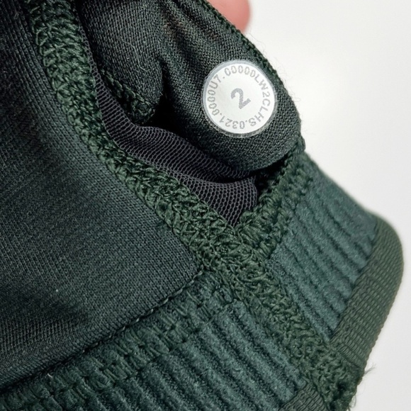 Lululemon Ribbed Train Bra Rainforest Green - Picture 6 of 8